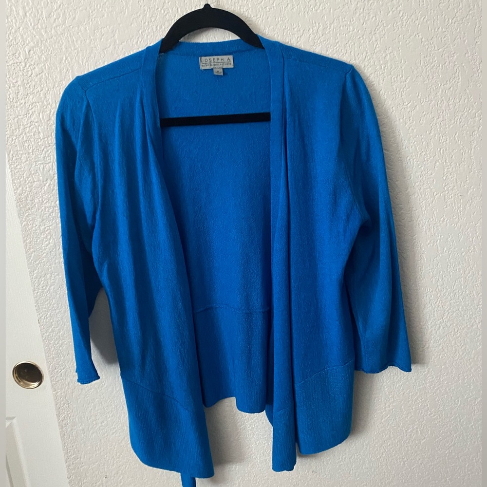 Joseph A Women’s Blue Cardigan Size Medium